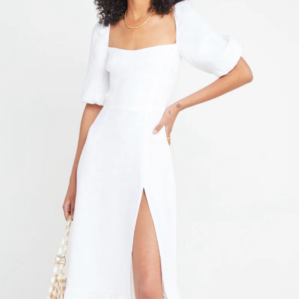 Reformation linen dress
